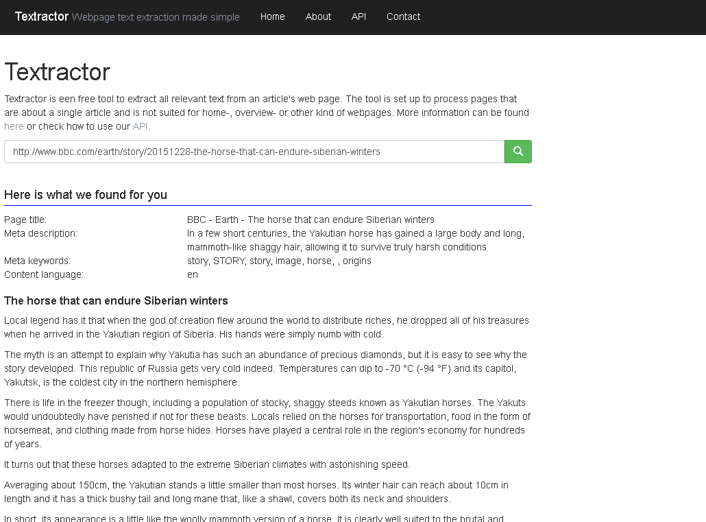 Screenshot van Textractor