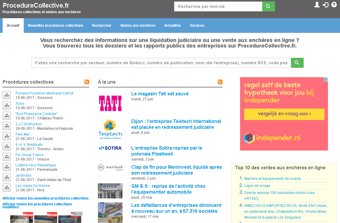 Screenshot van Procedure Collective